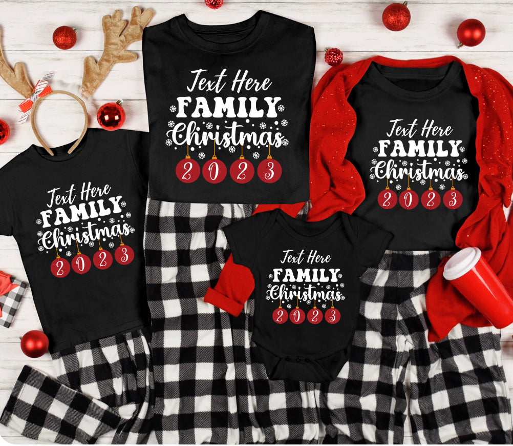 Copy of Family Christmas Tee Shirts