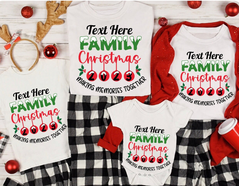 Copy of Family Christmas Tee Shirts