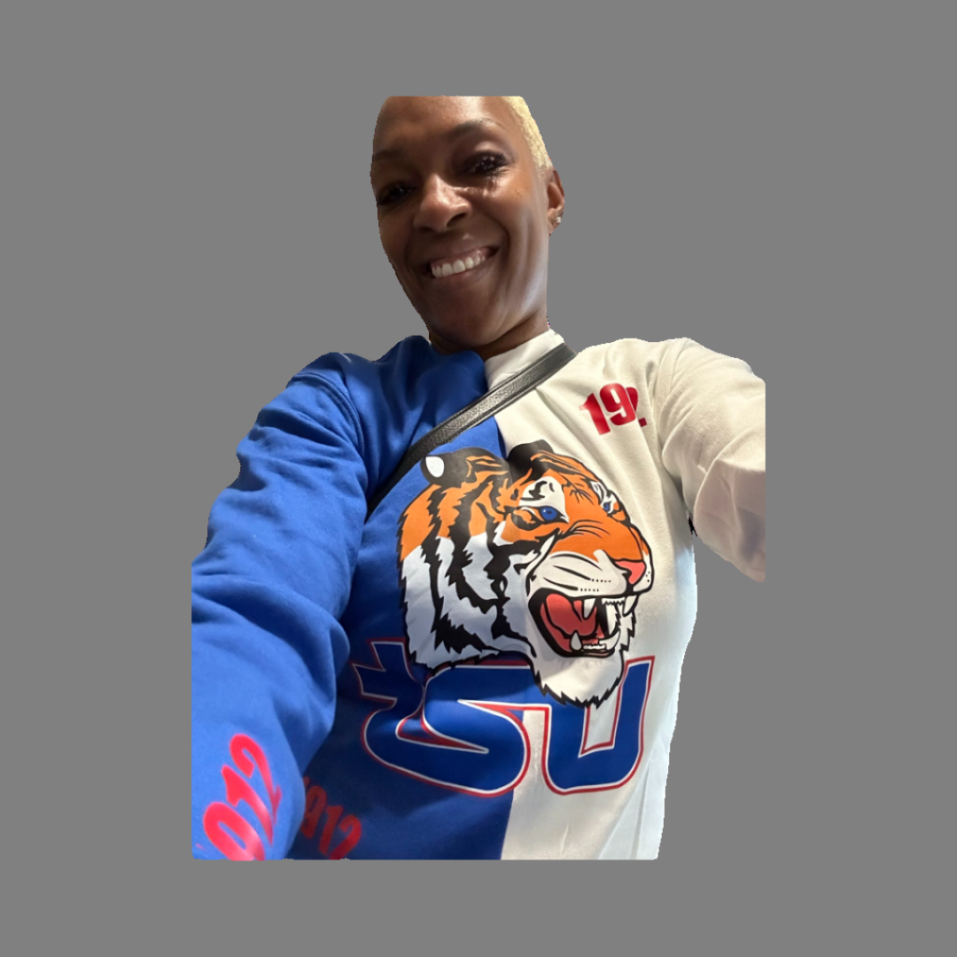Color Block Tiger sweatshirt custom