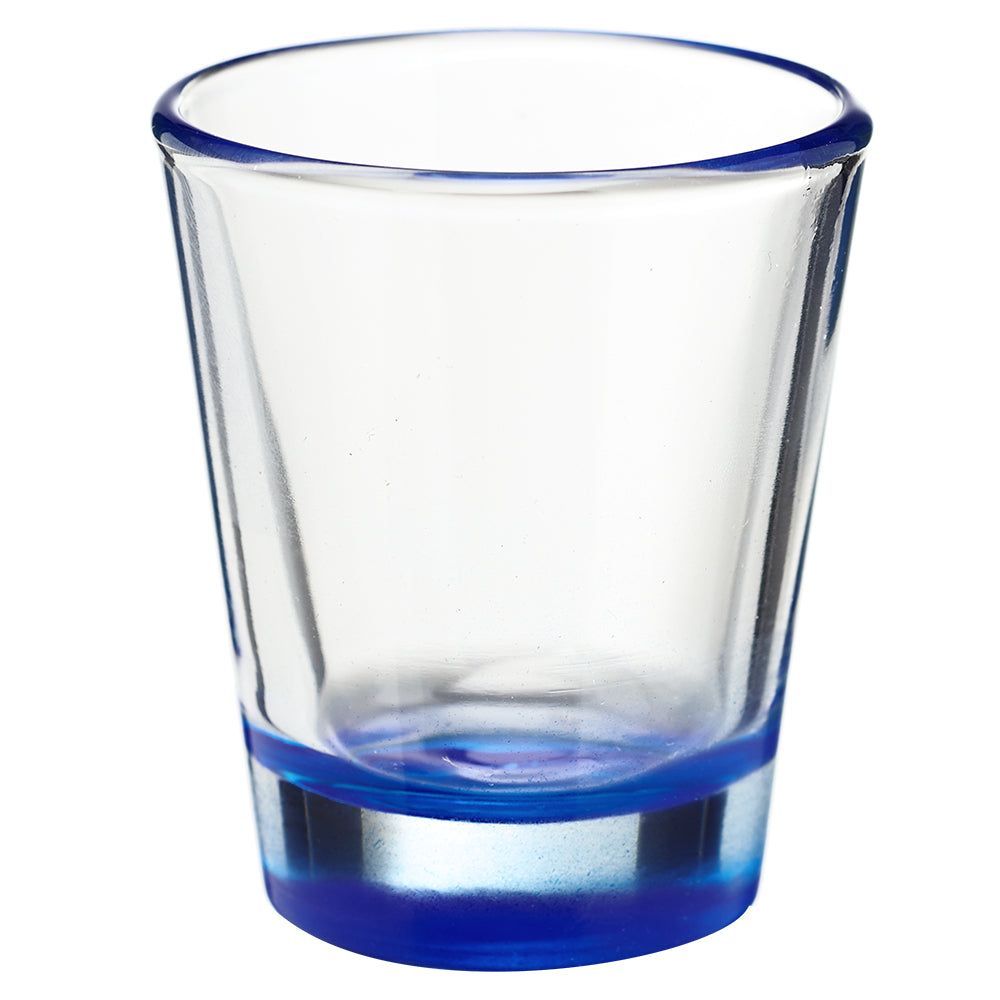 TSU BLUE TINT SHOT GLASS