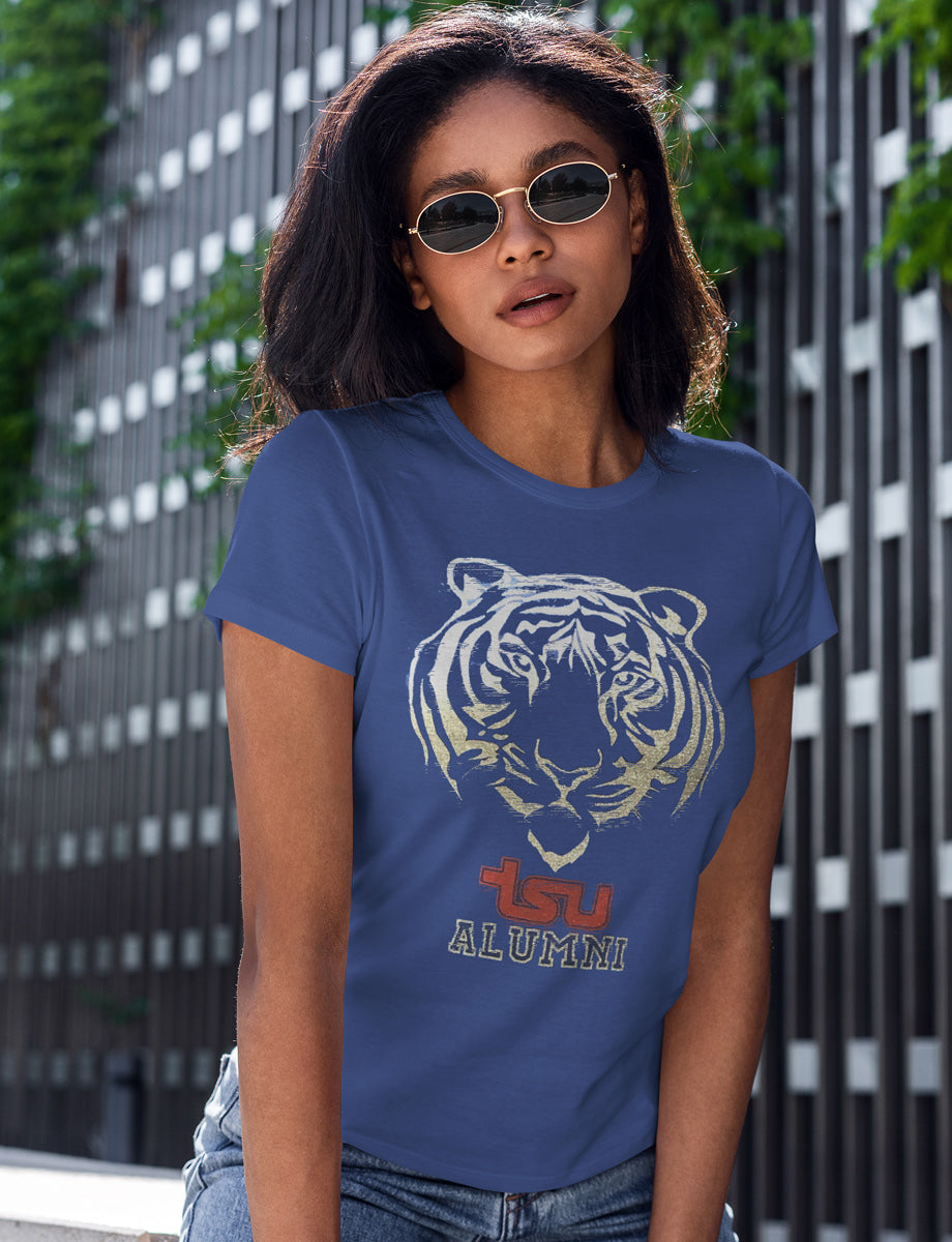 Silver Tiger face Tee